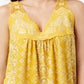 Style & Co Women's Embroidered Sleeveless Top Yellow Size X-Small