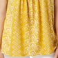 Style & Co Women's Embroidered Sleeveless Top Yellow Size X-Small