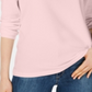 Maison Jules Women's Scoop Neck Top Pink Size X-Large
