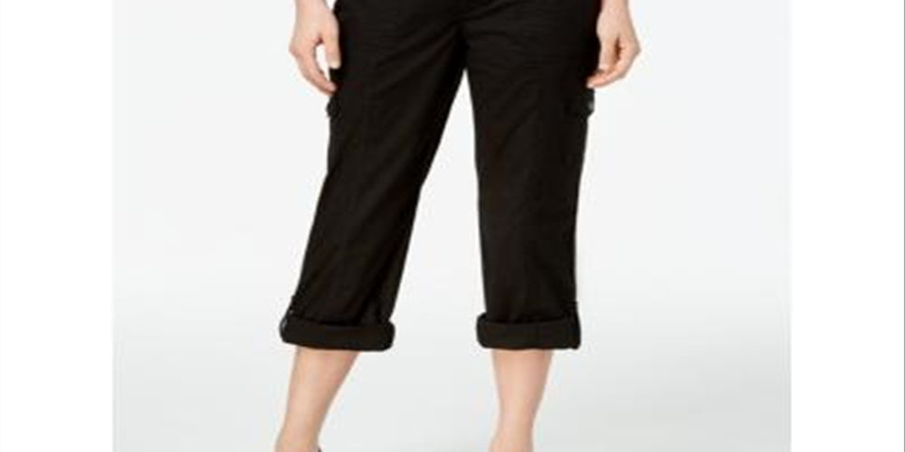 Style & Co Women's Capri Pants Black Size 4