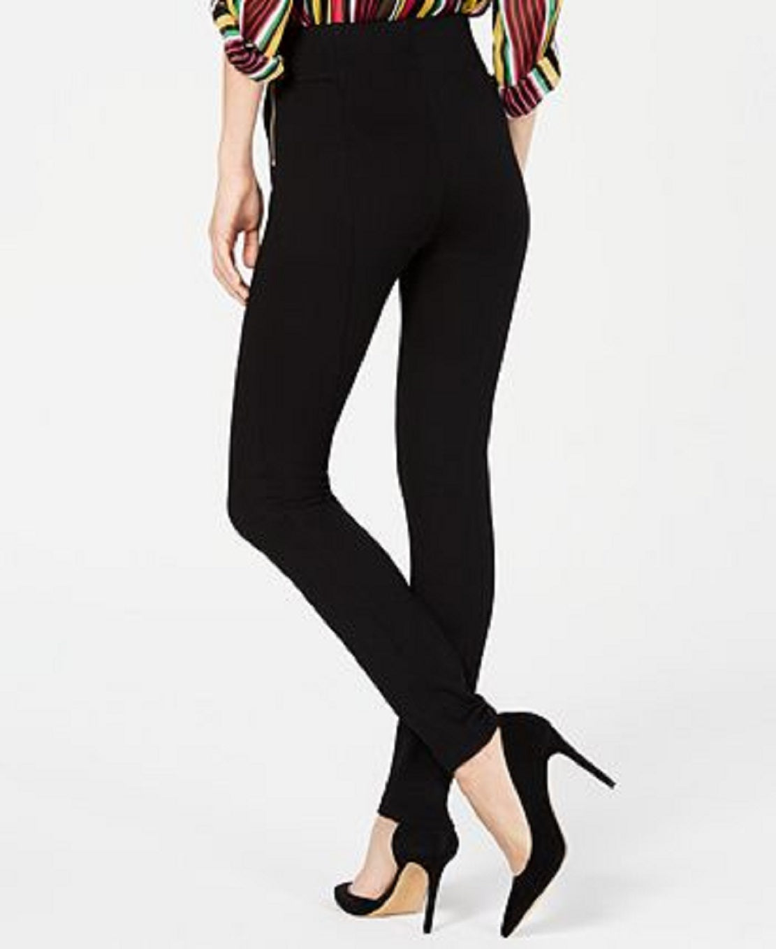 INC International Concepts Women's High Waist Skinny Pants Black Size 0