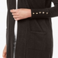 JM Collection Women's Open Front Cardigan Dark Brown Size Petite XL