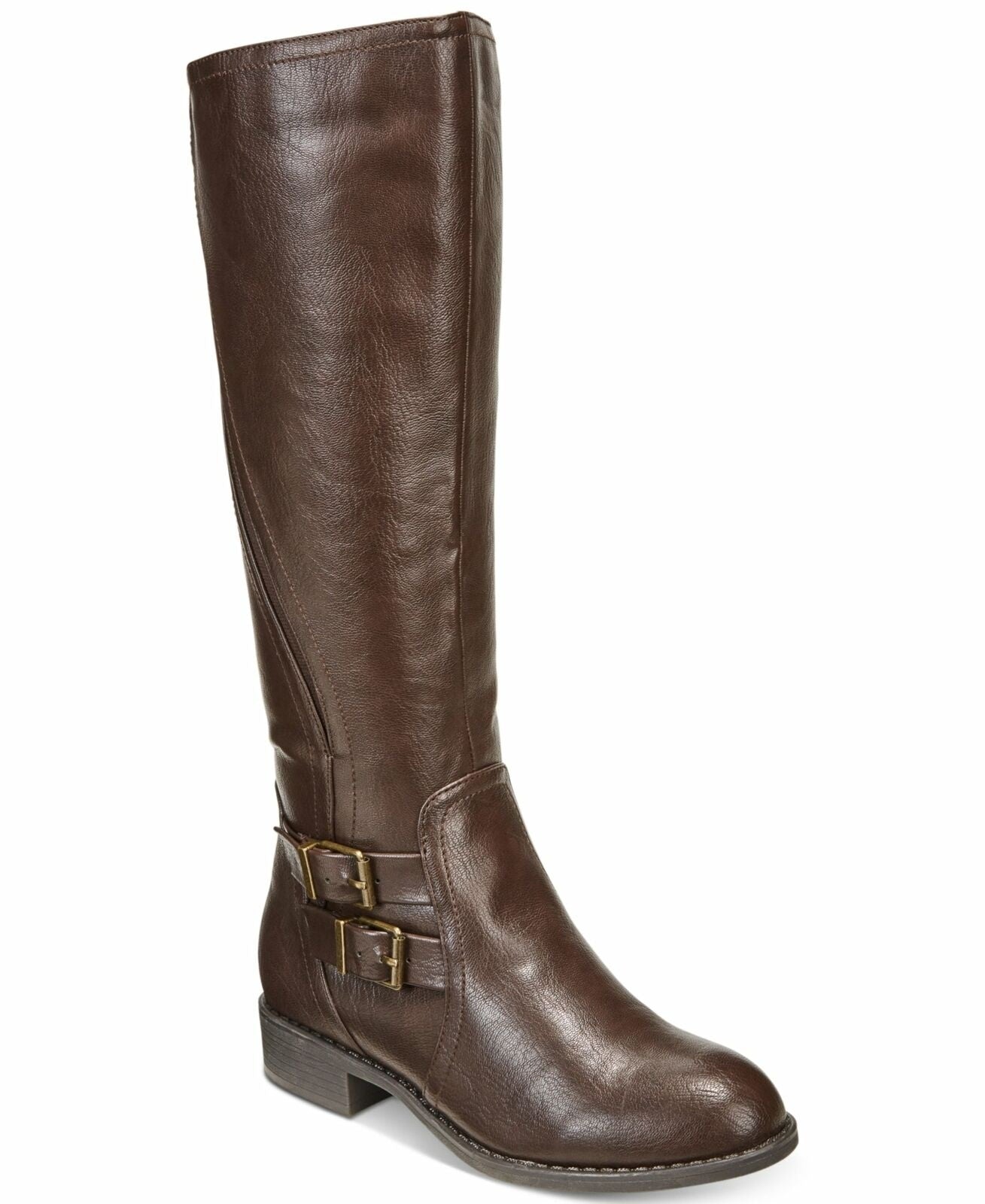 Style & Co Women's Milah Almond Toe Knee High Riding Boots Brown Size 9 M