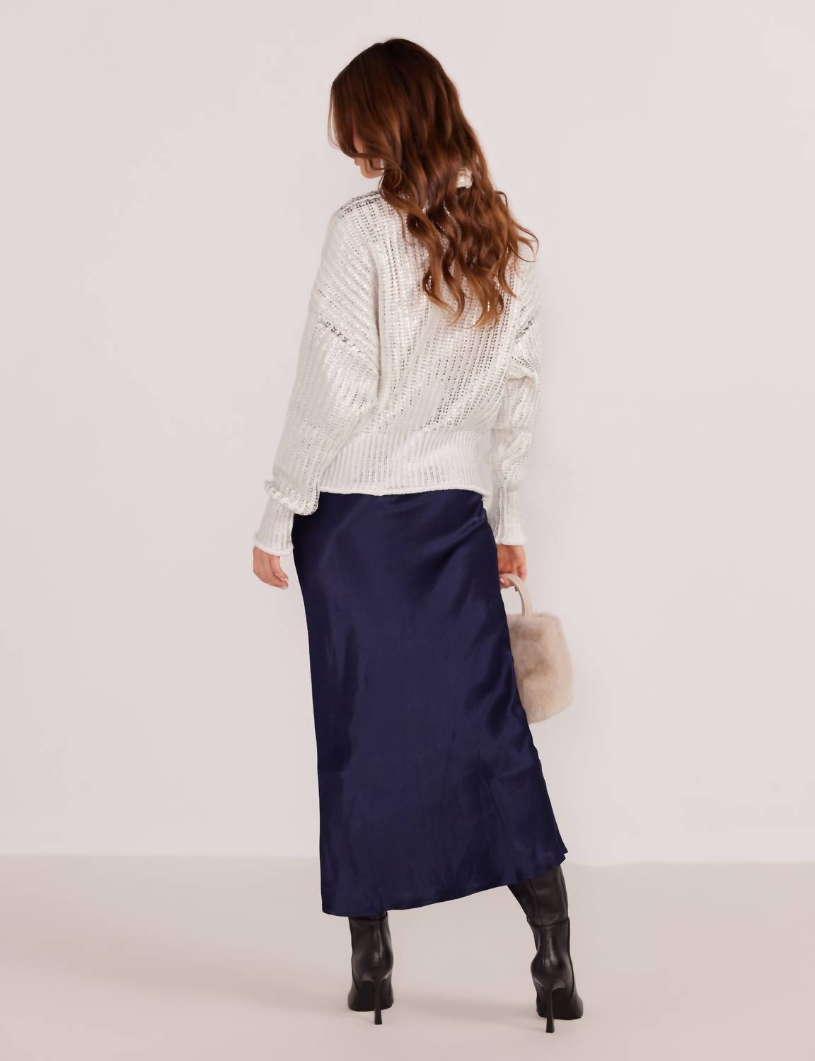 Minkpink - Eira Metallic Foil Sweater