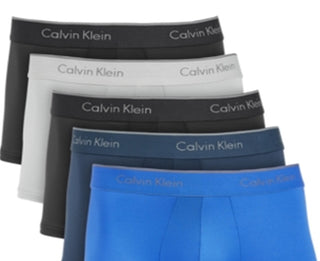 Calvin Klein Men's 5 Pk Stretch Trunks Gray Size Large