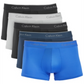 Calvin Klein Men's 5 Pk Stretch Trunks Gray Size Large