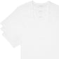 Calvin Klein Men's 3 Pack Slim Fit Cotton V Neck T-Shirt White Size X-Large