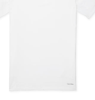 Calvin Klein Men's 3 Pack Slim Fit Cotton V Neck T-Shirt White Size X-Large