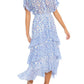 Allison New York - Ella Cascading Ruffles Midi Skirt