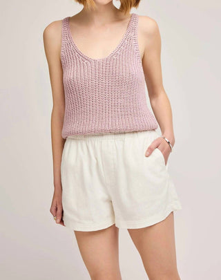 Gentle Fawn - Cleo Cotton Twill High Rise Shorts