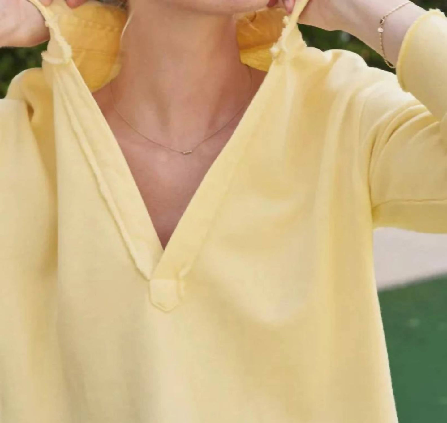Frank & Eileen - Patrick Triple Fleece Popover Henley Top