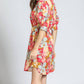 Apny - Belted Puff Sleeve Dress