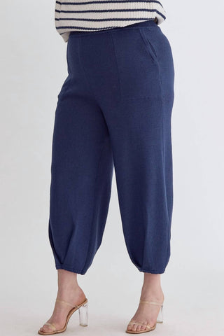 Entro - Knit High Waisted Joggers