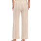 Karen Kane - Drawstring Ankle Straight- Leg Pants