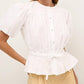 Marie Oliver - Wills Button Front Top