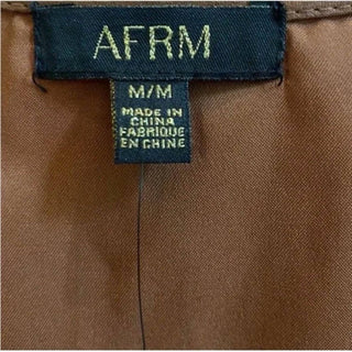 Afrm - Madine Satin Fit & Flare Dress