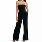 Steve Madden - Women's Swanilda Velvet Strapless Jumpsuit