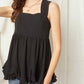 Entro - Square Neck Babydoll Top
