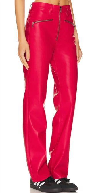 Pistola - Cassie Exposed Zipper Straight Pant
