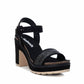 Xti - Women's Heeled Suede Sandals