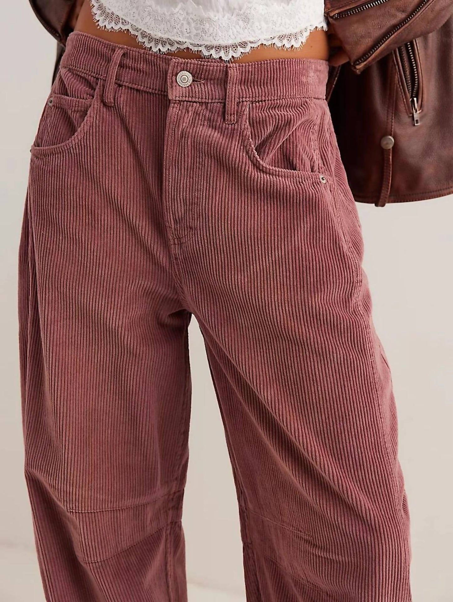Free People - Good Luck Cord Barrel Jeans