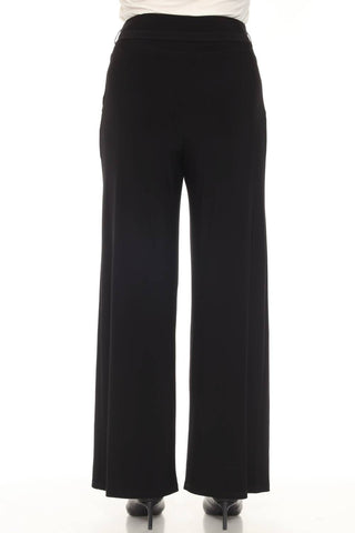 Joseph Ribkoff - Belted Pull On Wide Leg Pants