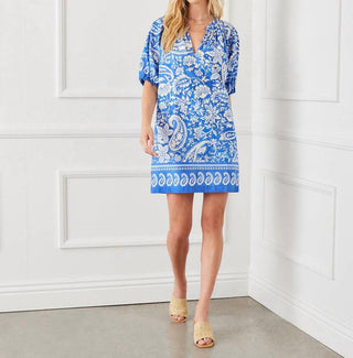 Karen Kane - Puff Sleeve Peasant Dress