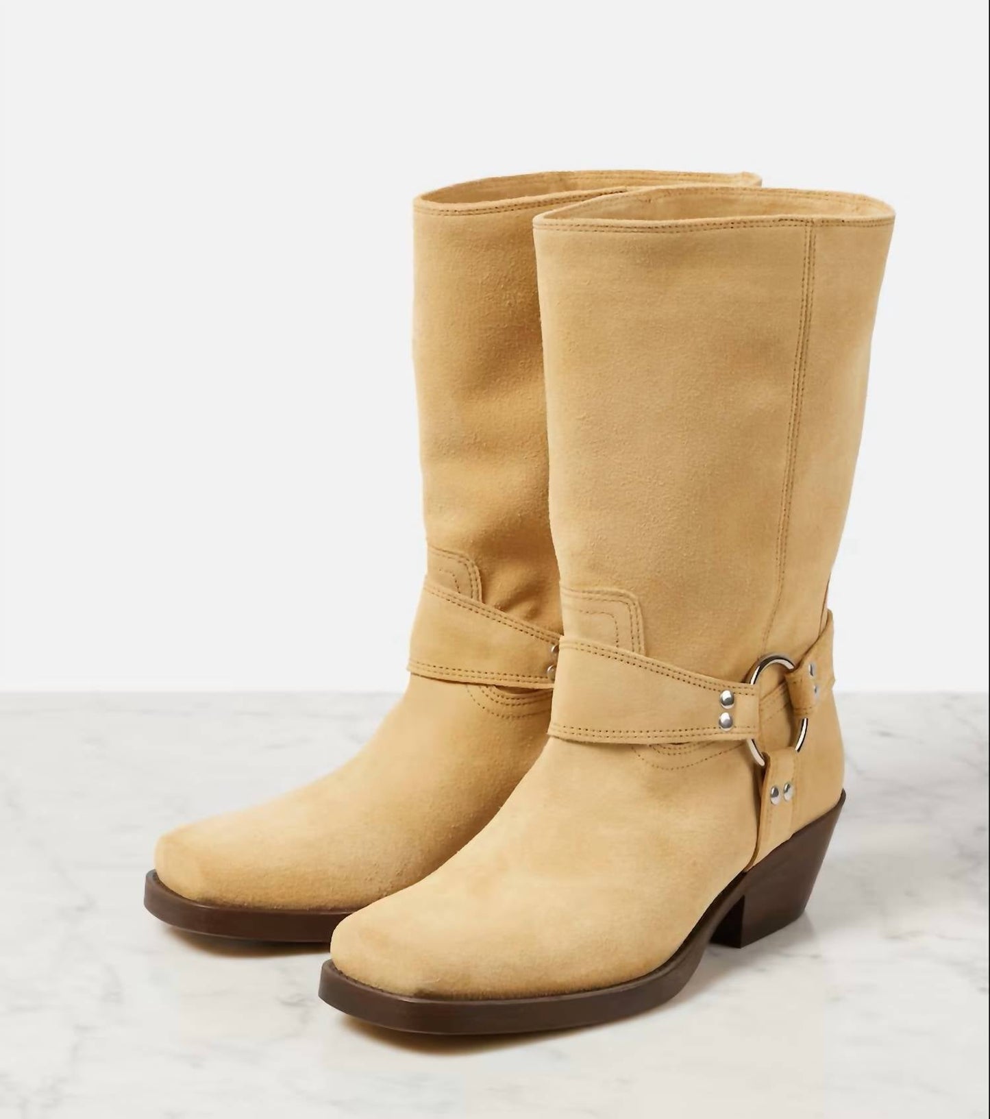 Isabel Marant - Antya Suede Biker Boots