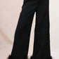 Fore Collection - Women's High Waisted Feather Hem Trousers