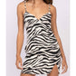 Cason Couture - The Fancy Zebra Mini Dress