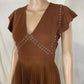 A.L.C. - Pleated Grommet Detail Dress