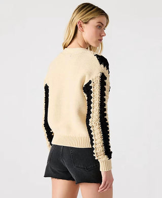 Steve Madden - Lucas Striped Knit Button-front Cardigan