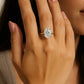 Allyanna Gifts - Women's Solitaire Oval Moissanite Ring