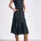 Elan - CAP SLEEVE MIDI DRESS