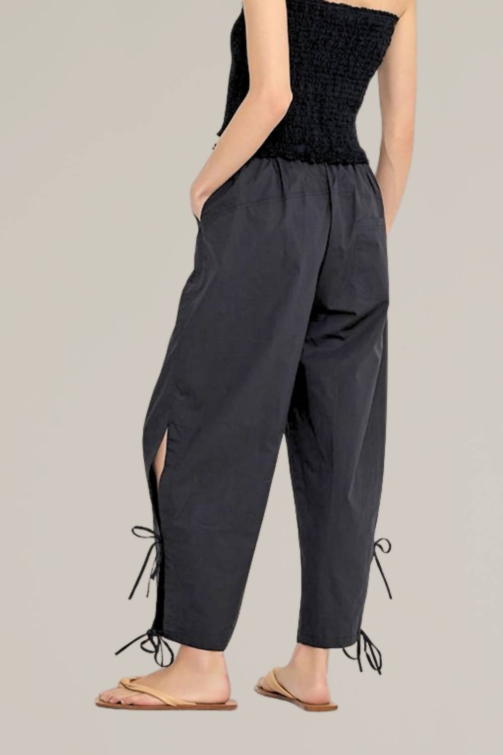 Grade & Gather - Double Side Tie Pull-On Pant