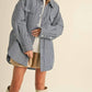 Klesis - Striped Padded Oversized Shacket