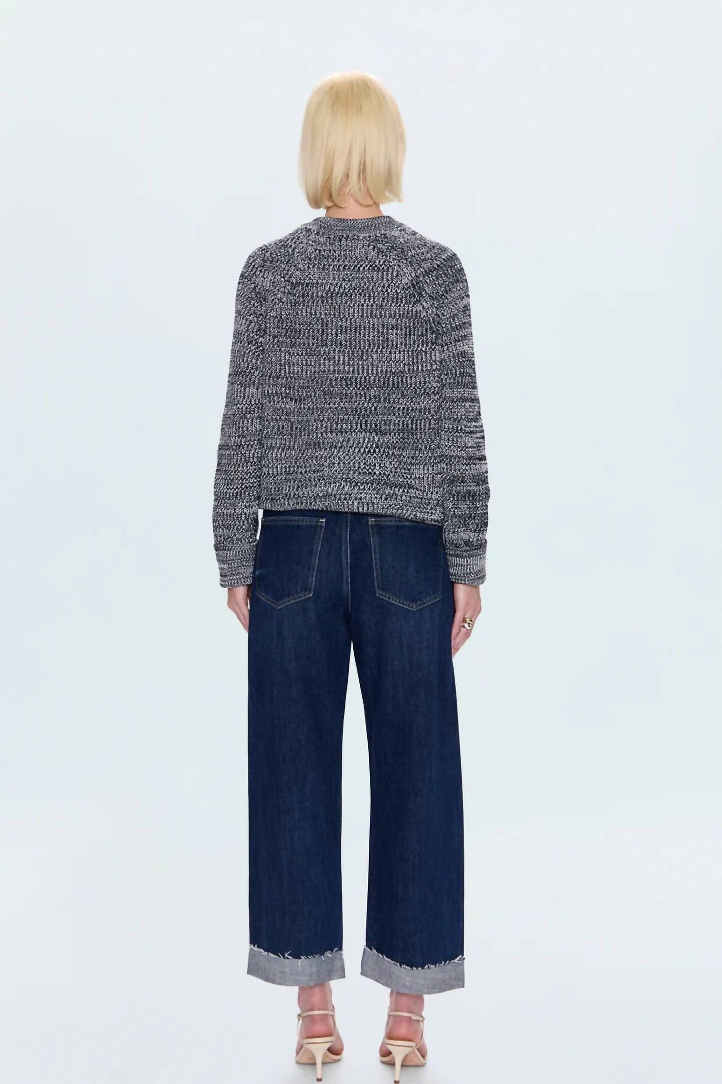 Pistola - Kacey Mid Rise Cuffed Straight Jeans