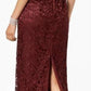 Adrianna Papell - Boat Neck Lace Gown
