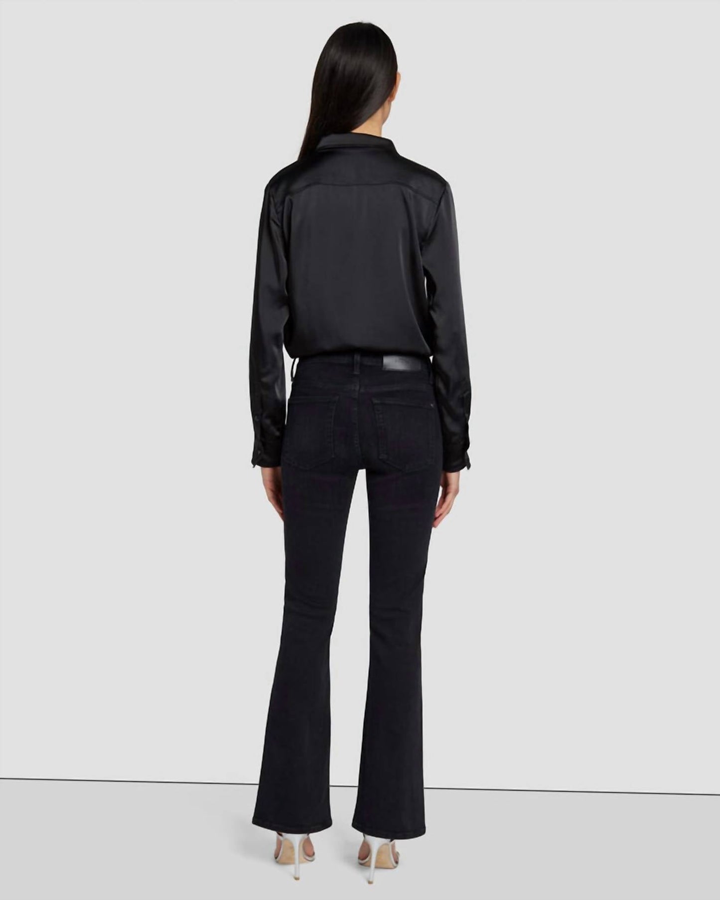 7 For All Mankind - Tailorless Crystal Bootcut Jean