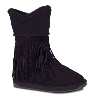 Rj'S Fuzzies - Women's Classic Fringed Sheepskin Boot