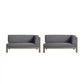 Brava X Back Corner Bench