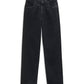 Rag & Bone - Harlow Embellished High Rise Straight Leg Ankle Jeans