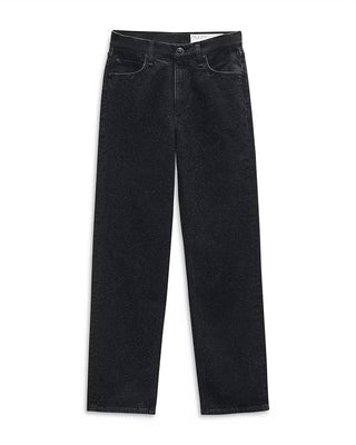 Rag & Bone - Harlow Embellished High Rise Straight Leg Ankle Jeans