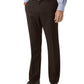Perry Ellis Men's Slim Fit Flat Front No Iron Dress Pants Black Size 34X29
