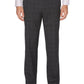 Perry Ellis Portfolio Men's Modern Fit Windowpane Plaid Dress Pants Gray Size 38X32