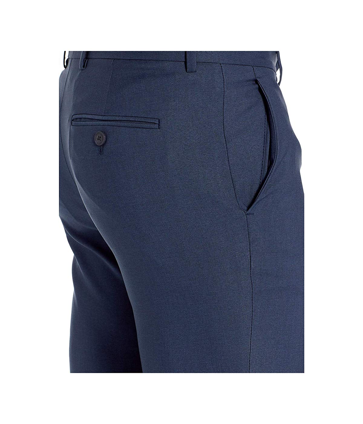 Perry Ellis Men's Slimmest Fit Flex Stretch Dress Pants Blue Size 32X32