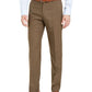 Perry Ellis Men's Modern Fit Performance Plaid Dress Pants Brown Size 30X30