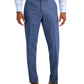 Perry Ellis Men's Modern Fit Subtle Check Performance Dress Pants Blue Size 34X30