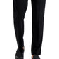 Perry Ellis Men's Slim Fit Non Iron Heathered Dress Pants Black Size 34X30