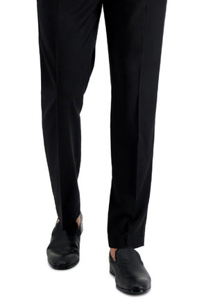 Perry Ellis Men's Slim Fit Non Iron Dress Pants Black Size 38X32